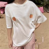 ピーチ刺繍 半袖Tシャツ 10336 | G&L Style | 詳細画像8