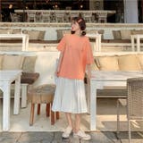 ピーチ刺繍 半袖Tシャツ 10336 | G&L Style | 詳細画像4