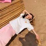 ピーチ刺繍 半袖Tシャツ 10336 | G&L Style | 詳細画像11