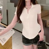 フロントジップラウンドTシャツ 10351 | G&L Style | 詳細画像4 