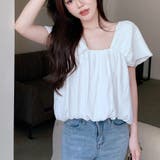 バックオープンスクエアネックボリュームトップス 10356 | G&L Style | 詳細画像2