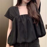 バックオープンスクエアネックボリュームトップス 10356 | G&L Style | 詳細画像9