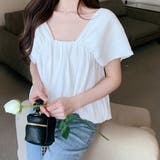 バックオープンスクエアネックボリュームトップス 10356 | G&L Style | 詳細画像3