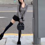 セーラーカラー リブニットトップス 10378 | G&L Style | 詳細画像3 