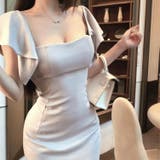 カップ付 フリルスリーブミニワンピース 10381 | G&L Style | 詳細画像6 