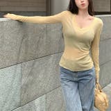 VネックシアーロングTシャツ 10392 | G&L Style | 詳細画像4 