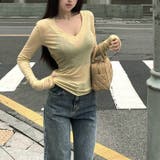 VネックシアーロングTシャツ 10392 | G&L Style | 詳細画像3 