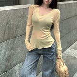 VネックシアーロングTシャツ 10392 | G&L Style | 詳細画像2 