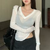 VネックシアーロングTシャツ 10392 | G&L Style | 詳細画像7 