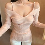 ショルダーカット リブニットトップス 10394 | G&L Style | 詳細画像12