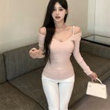 ショルダーカット リブニットトップス 10394 | G&L Style | 詳細画像6