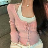 レイヤード風 リブニットトップス 10396 | G&L Style | 詳細画像8
