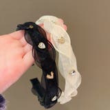 ハートモチーフシフォンカチューシャ 10419 | G&L Style | 詳細画像4 