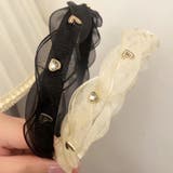 ハートモチーフシフォンカチューシャ 10419 | G&L Style | 詳細画像2 