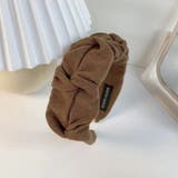 ブラウン | ギャザーカチューシャ 10423 | G&L Style