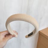 ベージュ | くすみカラー幅広カチューシャ 10429 | G&L Style