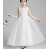 ノースリーブ刺繍ビジュードレス120cm-170cm（適齢：3歳から13歳） | Amiyo | 詳細画像5 