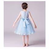 ノースリーブフラワー刺繍ドレス120cm-160cm（適齢：3歳から13歳） | Amiyo | 詳細画像5 