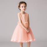 ノースリーブフラワー刺繍ドレス120cm-160cm（適齢：3歳から13歳） | Amiyo | 詳細画像6 