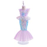 ラベンダー | マーメイドモチーフチュールドレス 10452 | Amiyo