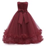 フラワー刺繍リボンチュールドレス 10453 | Amiyo | 詳細画像6 