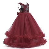 フラワー刺繍リボンチュールドレス 10453 | Amiyo | 詳細画像5 