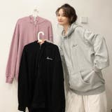 レタリング 薄手 ジップパーカー 7981 | G&L Style | 詳細画像2