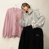 レタリング 薄手 ジップパーカー 7981 | G&L Style | 詳細画像3