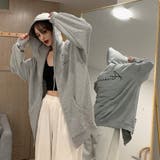 レタリング 薄手 ジップパーカー 7981 | G&L Style | 詳細画像10