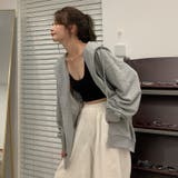 レタリング 薄手 ジップパーカー 7981 | G&L Style | 詳細画像12