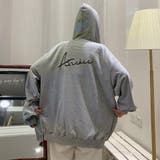 レタリング 薄手 ジップパーカー 7981 | G&L Style | 詳細画像15