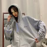 レタリング 薄手 ジップパーカー 7981 | G&L Style | 詳細画像13