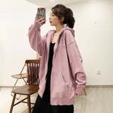 レタリング 薄手 ジップパーカー 7981 | G&L Style | 詳細画像16