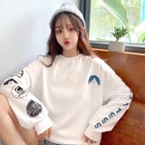 カジュアル プリント ロングTシャツ 7995 | G&L Style | 詳細画像17