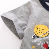 SPACE プリント 半袖Tシャツ・パンツ セットアップ 8058 | Amiyo | 詳細画像4