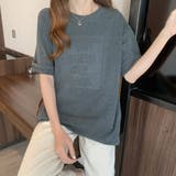 フロントロゴ エンボス加工 半袖Tシャツ 8071 | G&L Style | 詳細画像20 