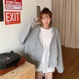 バックプリント 薄手ジップパーカー 8539 | G&L Style | 詳細画像17
