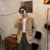 フェイクポケット ダブルボタンテーラードジャケット 8827 | G&L Style | 詳細画像5