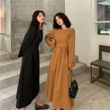 ウエスト切替シャツワンピース 8864 | G&L Style | 詳細画像4 