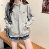 ワンポイントワッペン薄手パーカー 9338 | G&L Style | 詳細画像15