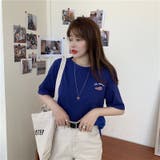 レタリングプリントTシャツ 9343 | G&L Style | 詳細画像7 