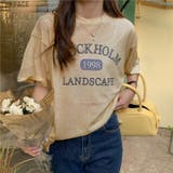 ベージュ | フロントプリントTシャツ 9391 | G&L Style