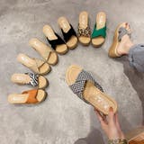 クロスストラップウエッジソールサンダル 9512 | G&L Style | 詳細画像2