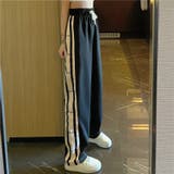 ブラック | サイドラインスポーティージョガーパンツ 9641 | G&L Style