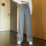 グレー | ウエストゴムカジュアルタックパンツ 9642 | G&L Style