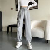 グレー | ウエストクロスデザインジョガーパンツ 9644 | G&L Style