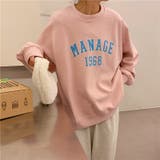 ピンク | カレッジロゴプリントロングTシャツ 9731 | G&L Style