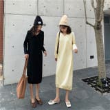 Vネックハイゲージニットワンピース 9804 | G&L Style | 詳細画像2