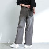 グレーデニム | 大きいサイズ レディース ボトムス | GOLDJAPAN　大きいサイズ専門店