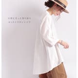 春夏におススメな1枚、コットンリネンシャツチュニック 大きいサイズ レディース | GOLDJAPAN 大きいサイズ専門店 | 詳細画像12